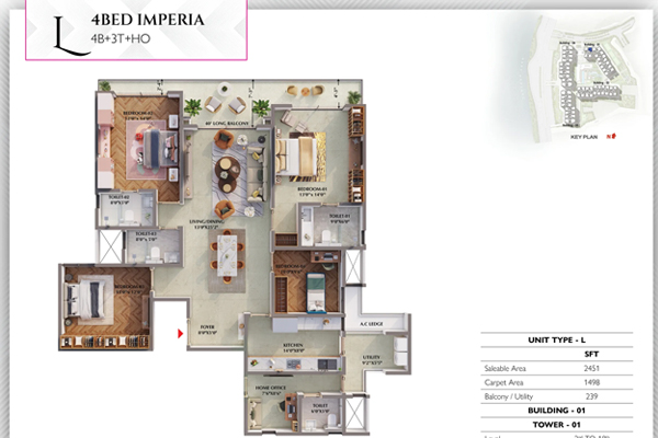 Prestige Raintree Park – floor plan