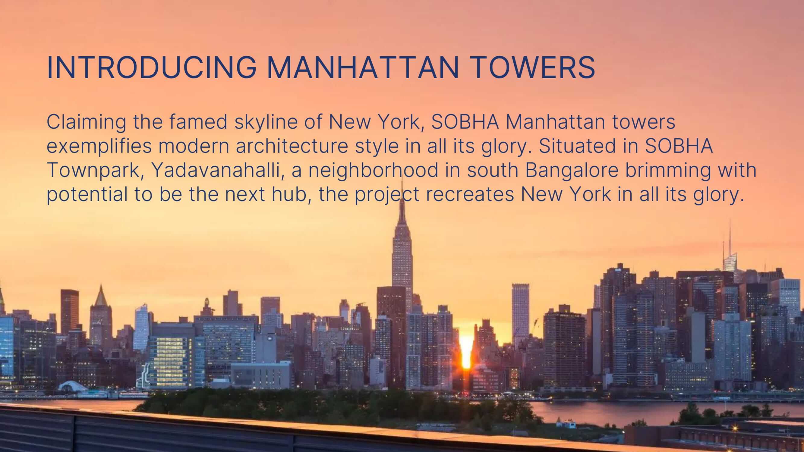 Sobha Manhattan Towers – property image