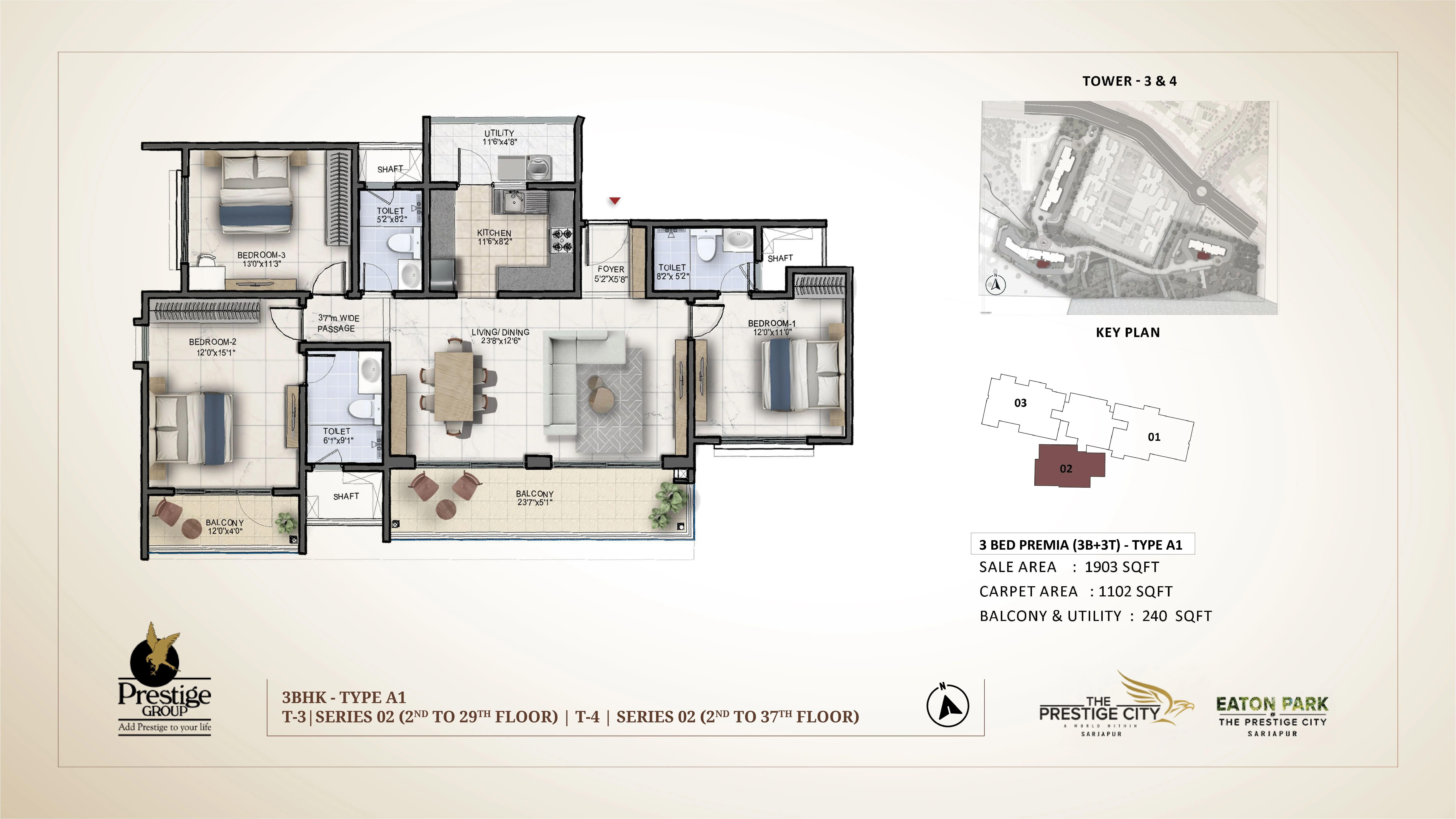 Prestige EATON Park - V. Kallahalli