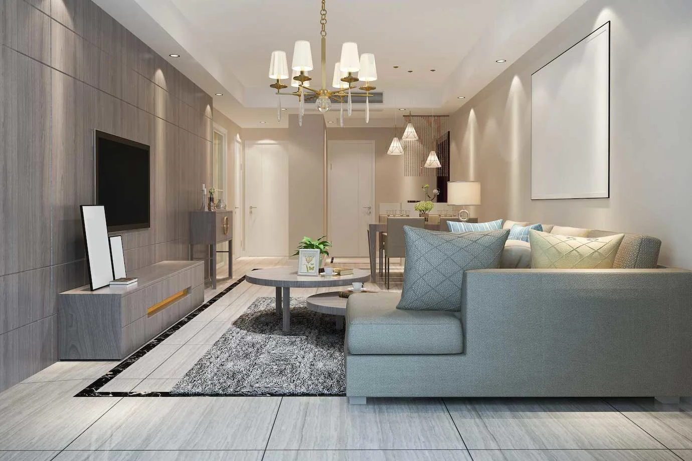 Provident East Lalbagh – living room